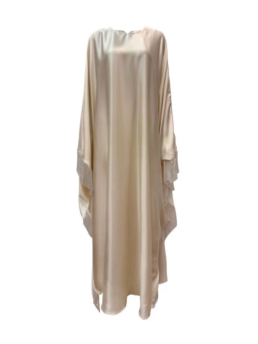 Layali Kaftan Abaya - Ivory Glow