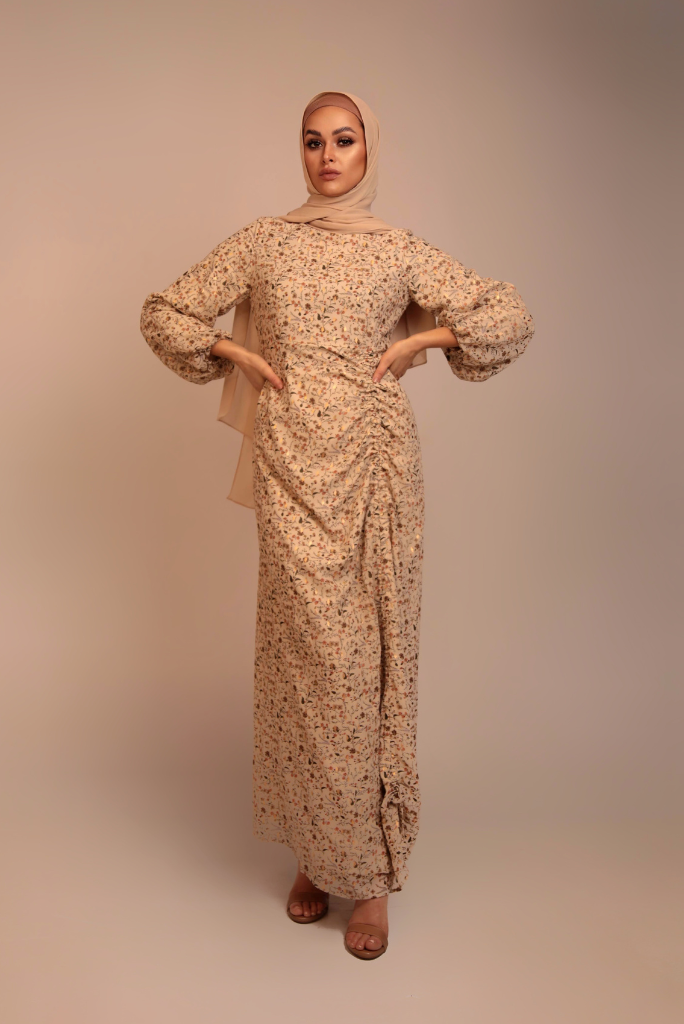 Ansa Forest Maxi Dress