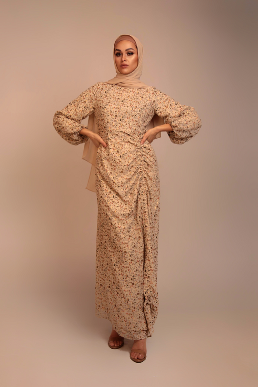 Ansa Forest Maxi Dress