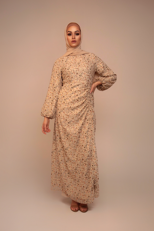 Ansa Forest Maxi Dress