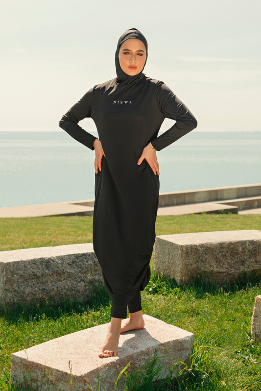 Azores Maxi Swim Set -  Ebony