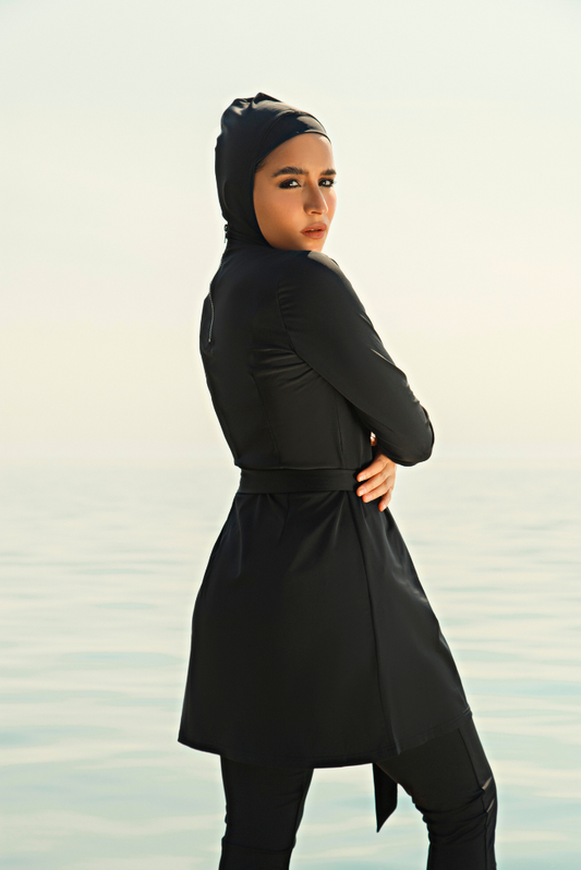 Safa Essential Swimwear Set - Coal