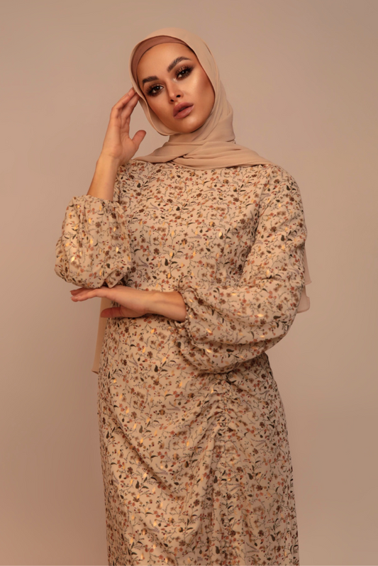 Ansa Forest Maxi Dress