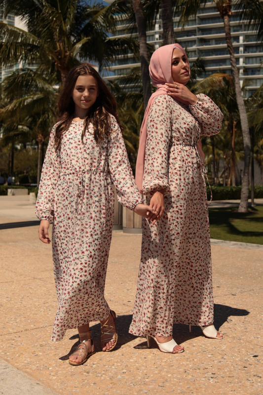 Mini Cherry Blossom Maxi Dress