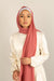 CALM CORAL Georgette Chiffon Scarf