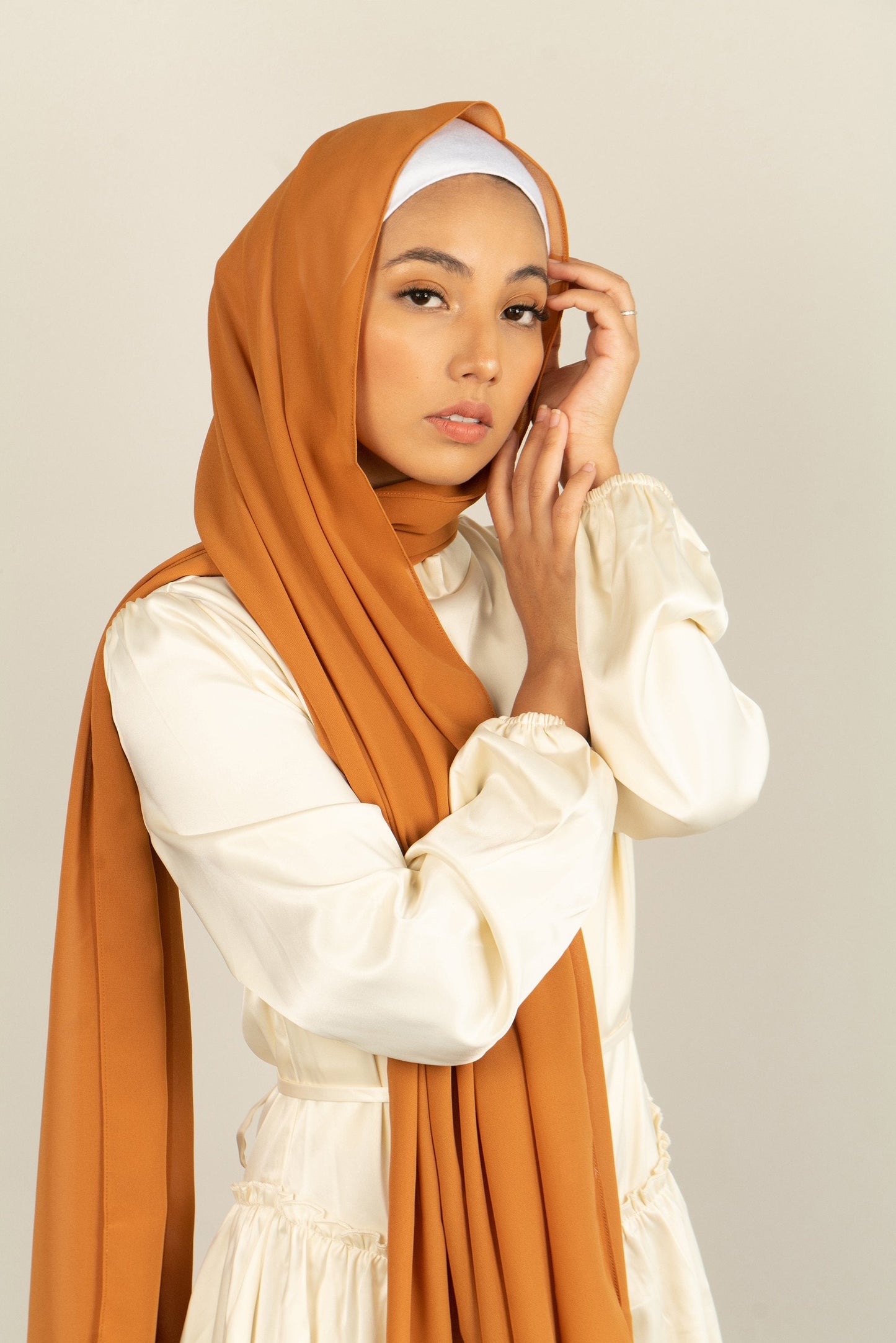 CANCUN SUN Georgette Chiffon Scarf