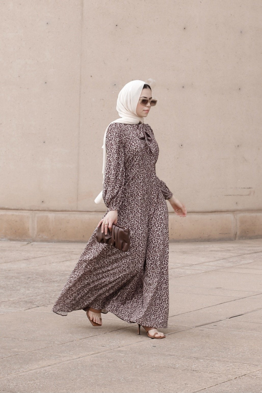 Daisy Dreams Maxi Dress - Chocolate