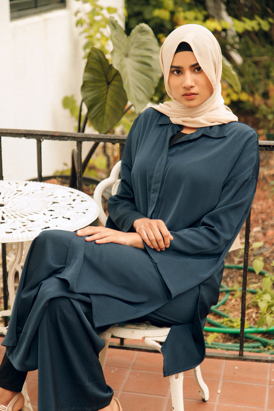 Inaya Two Piece Matching Set - Navy