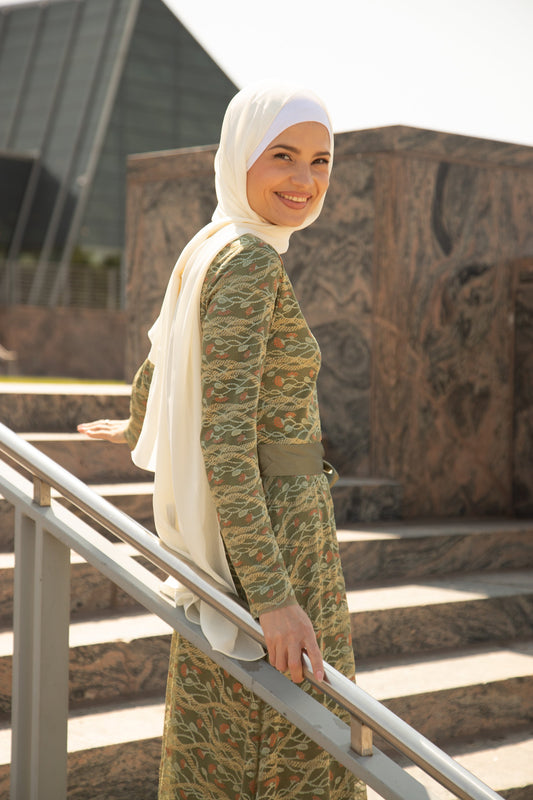 Amber Lace Maxi Gown - Enchanted Evergreen