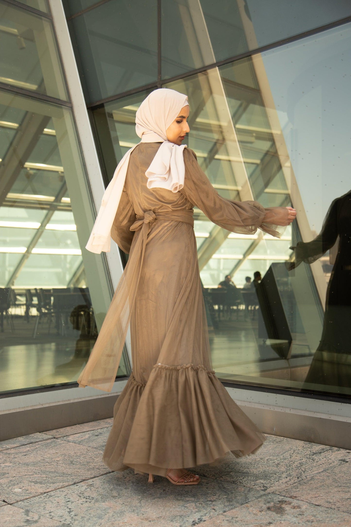 Shireen Maxi Gown - Chocolate