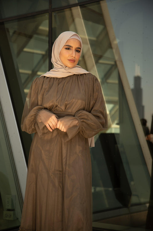 Shireen Maxi Gown - Chocolate