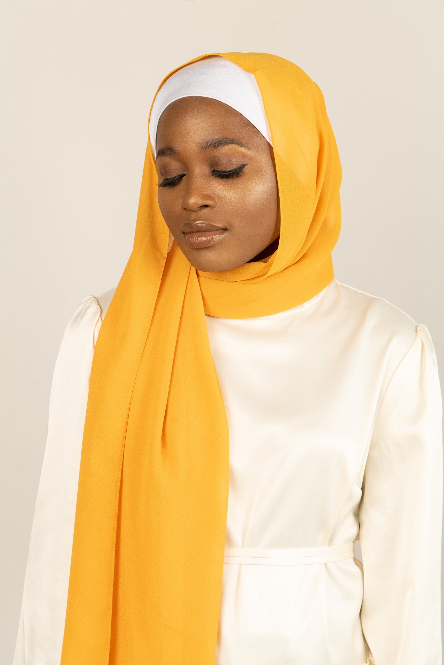 MARIGOLD Georgette Chiffon Scarf