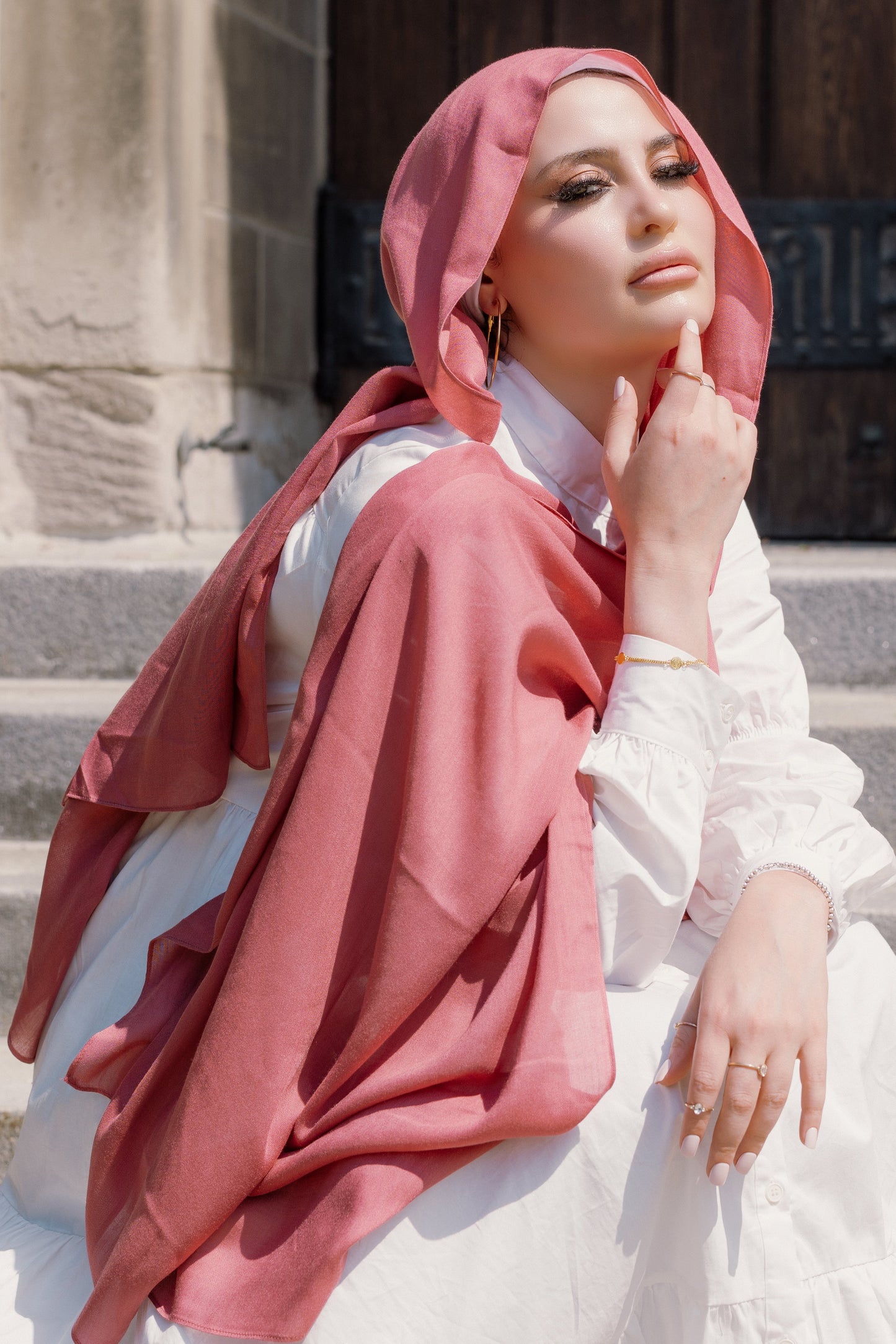 Milano Red Premium Modal Woven Ecovero™