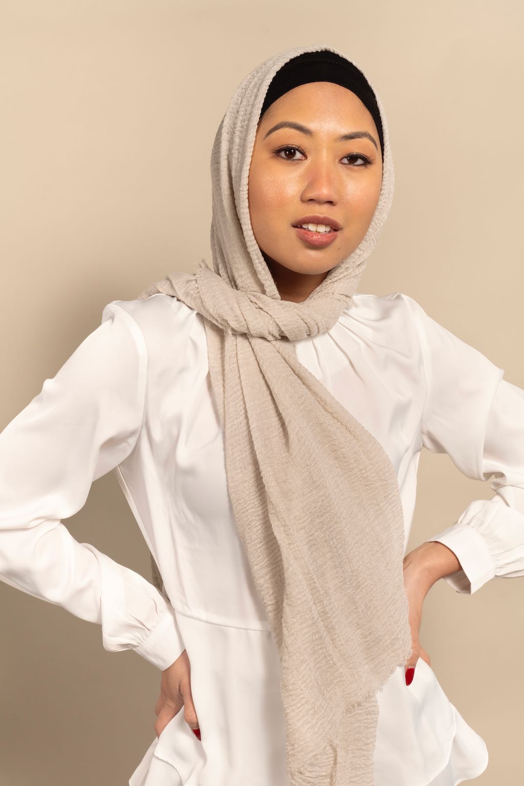 ASH WHITE Premium Cotton