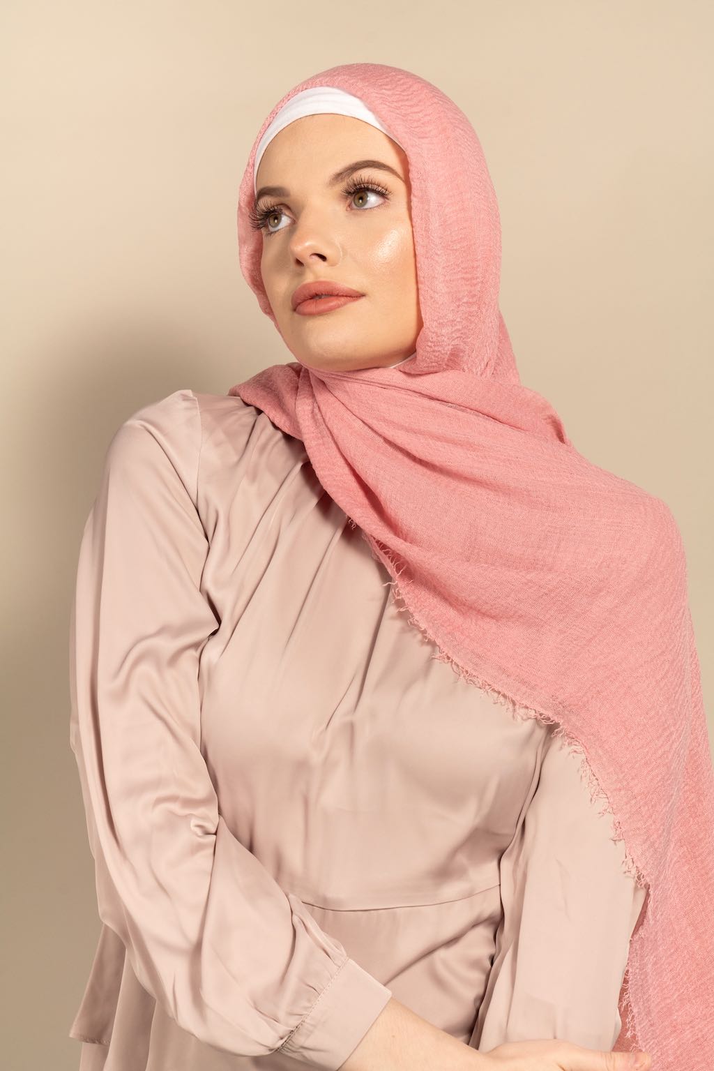 SOFT PINK Premium Cotton Scarf