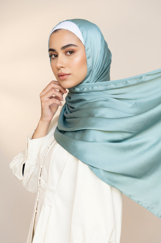 MAJESTIC BLUE Deluxe Satin Crepe