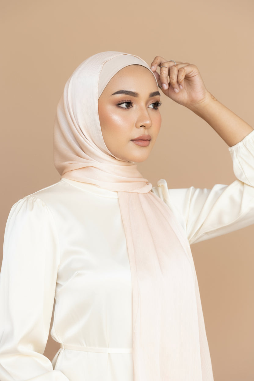 FRENCH MACAROON Deluxe Satin Crepe