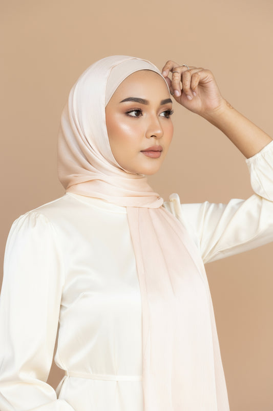 FRENCH MACAROON Deluxe Satin Crepe