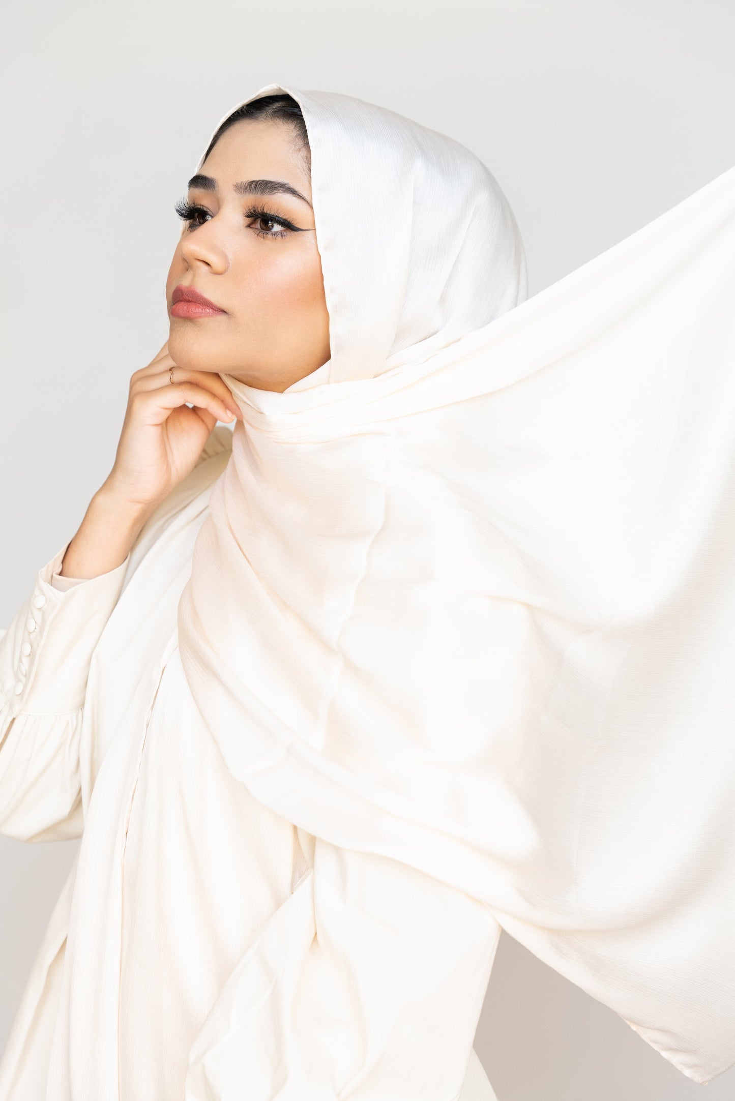 IVORY Deluxe Satin Crepe