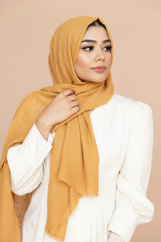 MARIGOLD Embossed Woven Viscose