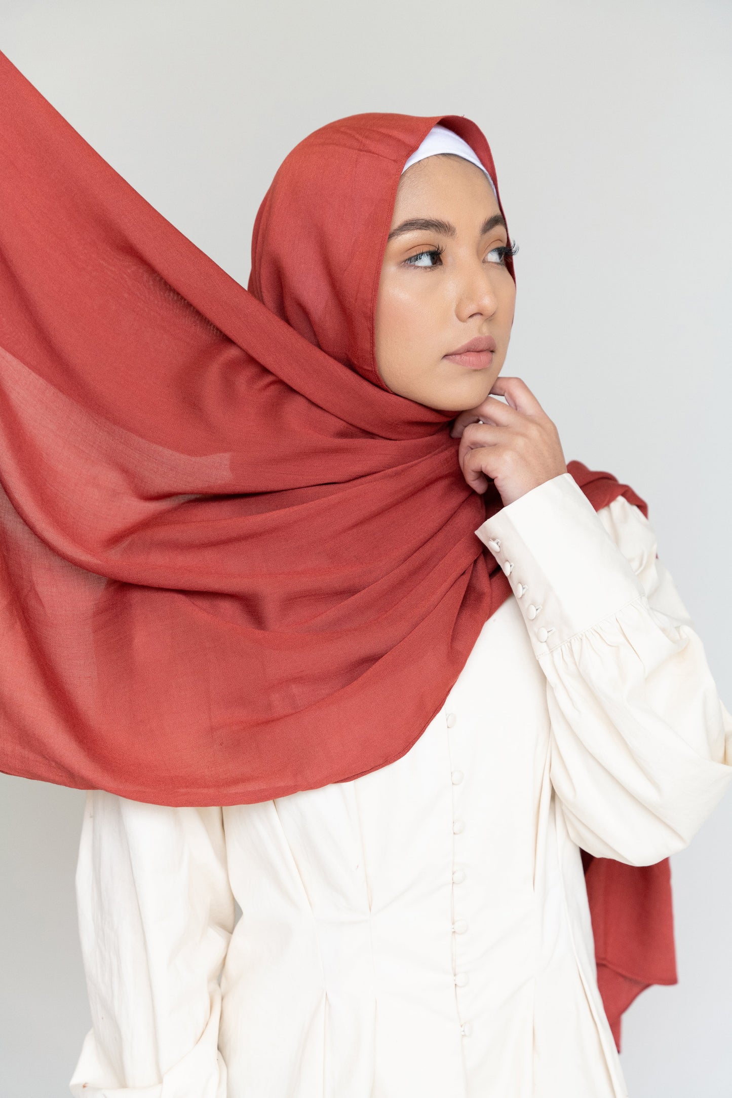 Currant Red Premium Modal Woven Ecovero™