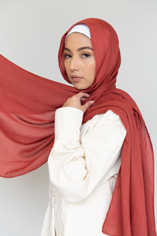 Currant Red Premium Modal Woven Ecovero™