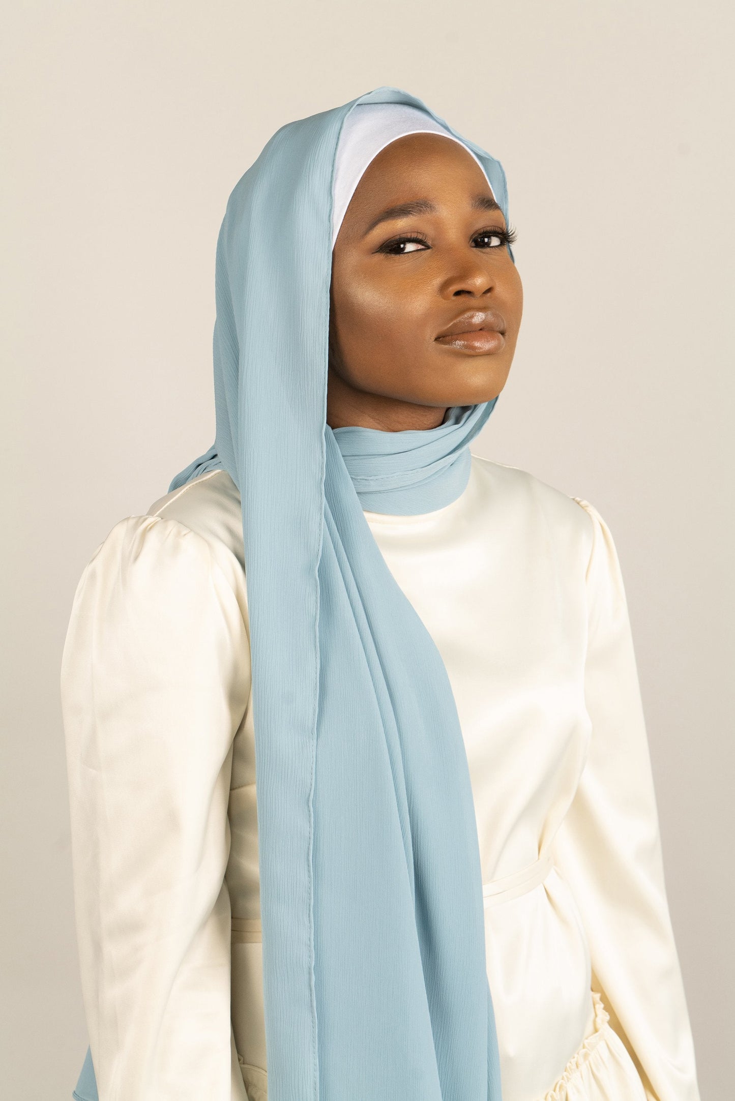 RAINDROP Crepe Chiffon