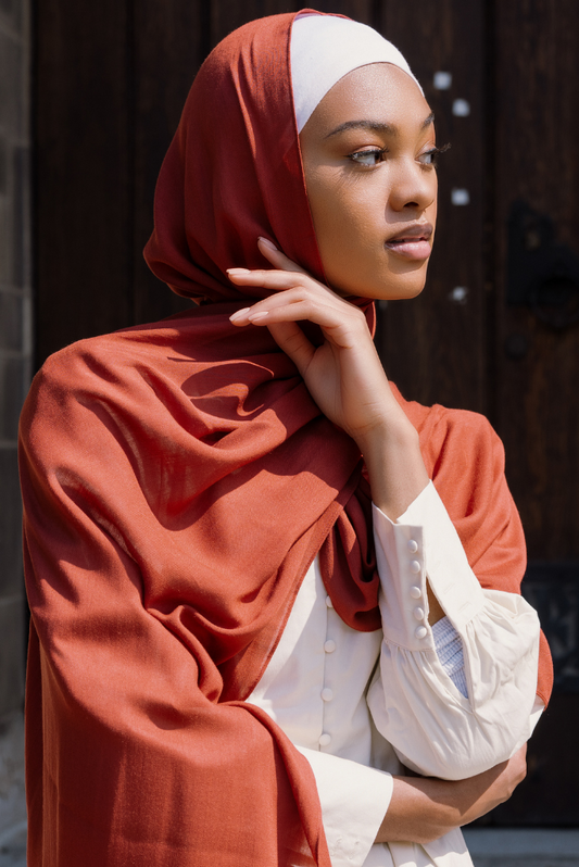 Currant Red Premium Modal Woven Ecovero™