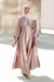 Imelda Batwing Dress - Rose Taupe