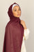 SMOLDERING MAROON Georgette Chiffon Scarf