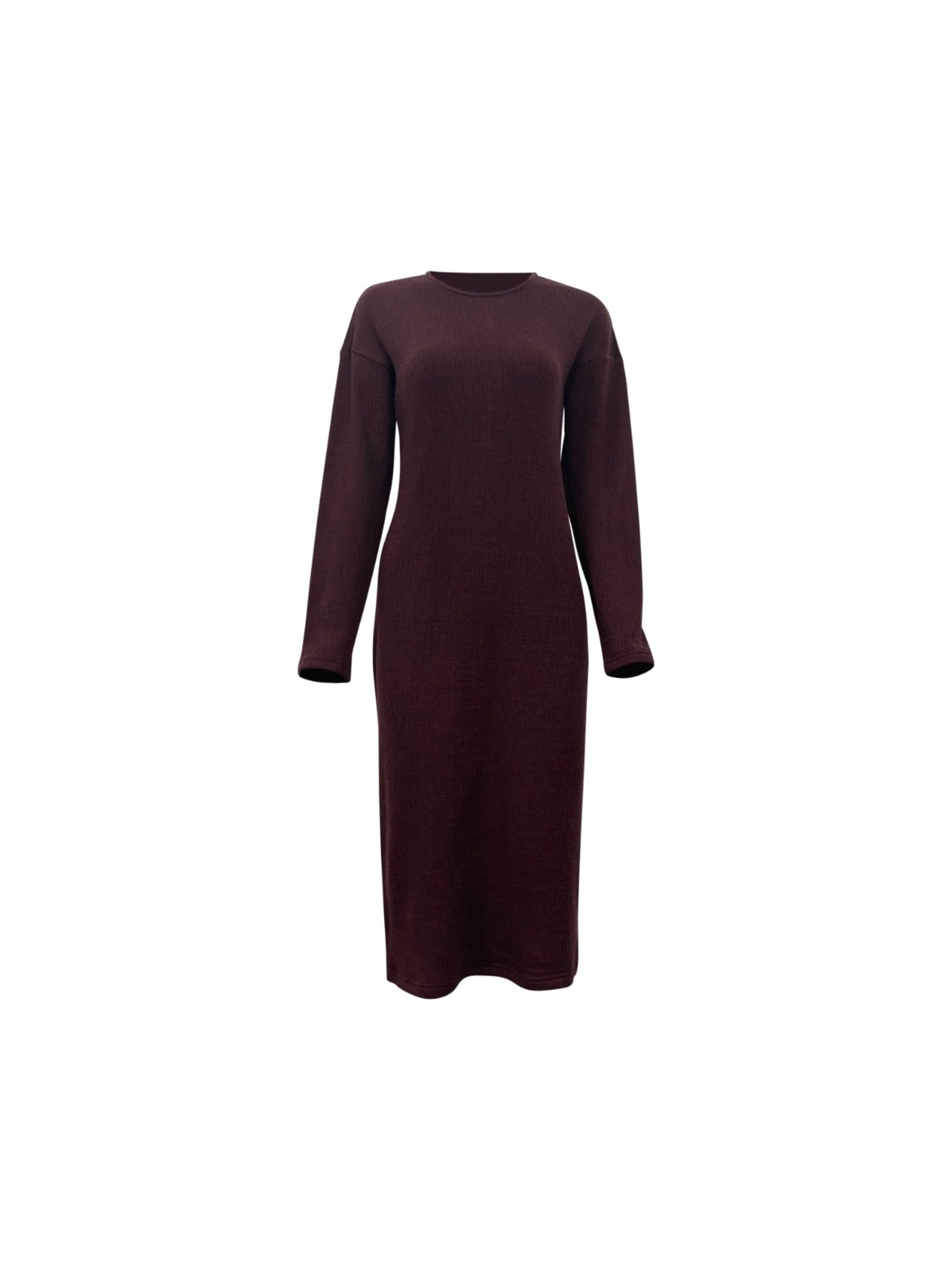 Noora Knit Midi Pullover - Chocolate