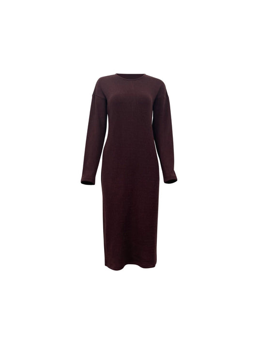Noora Knit Midi Pullover - Chocolate