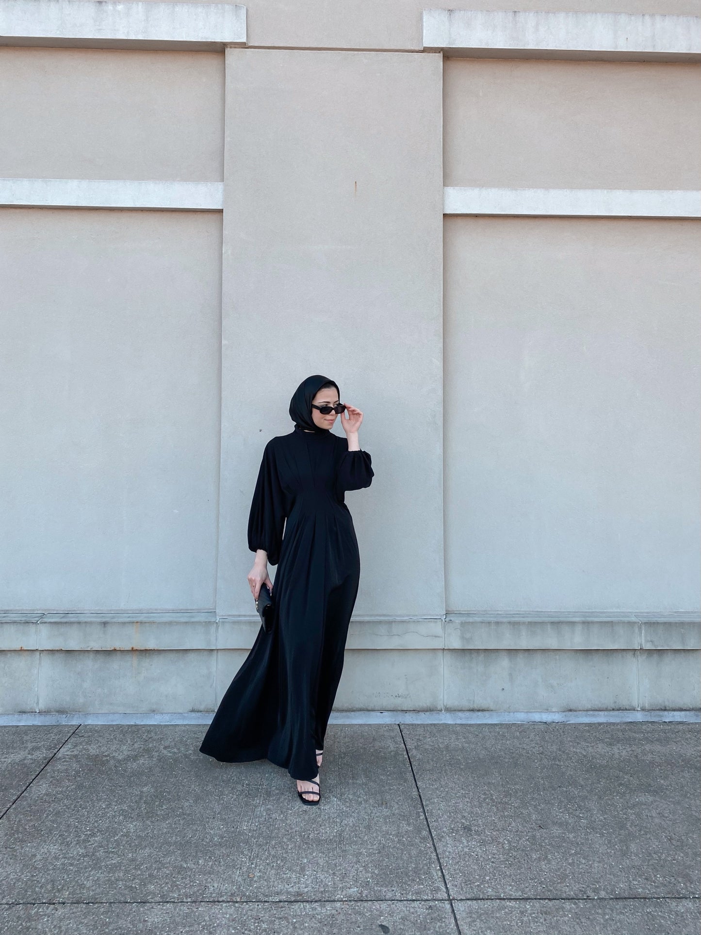 Elmas Maxi Dress - Coal