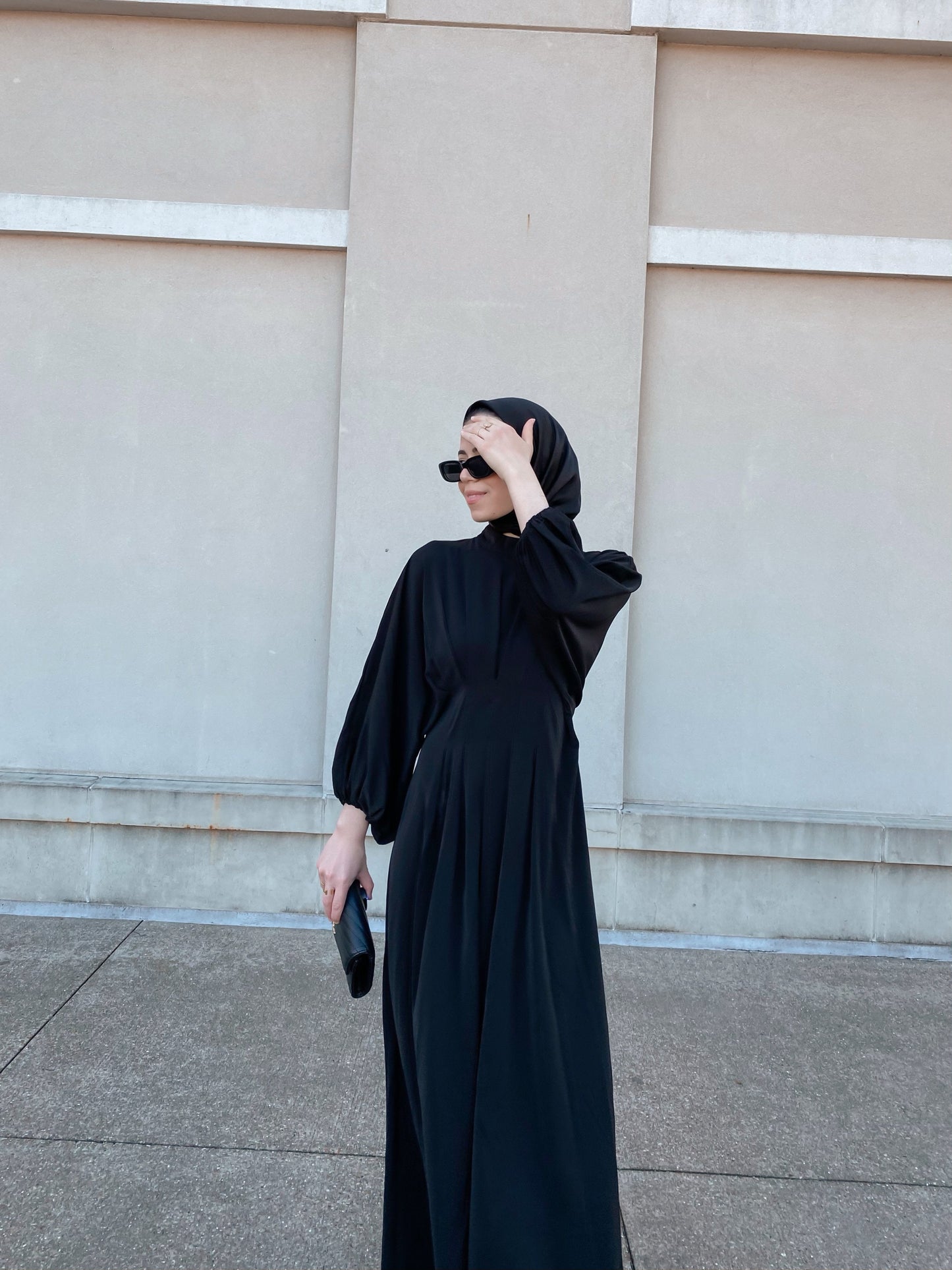 Elmas Maxi Dress - Coal