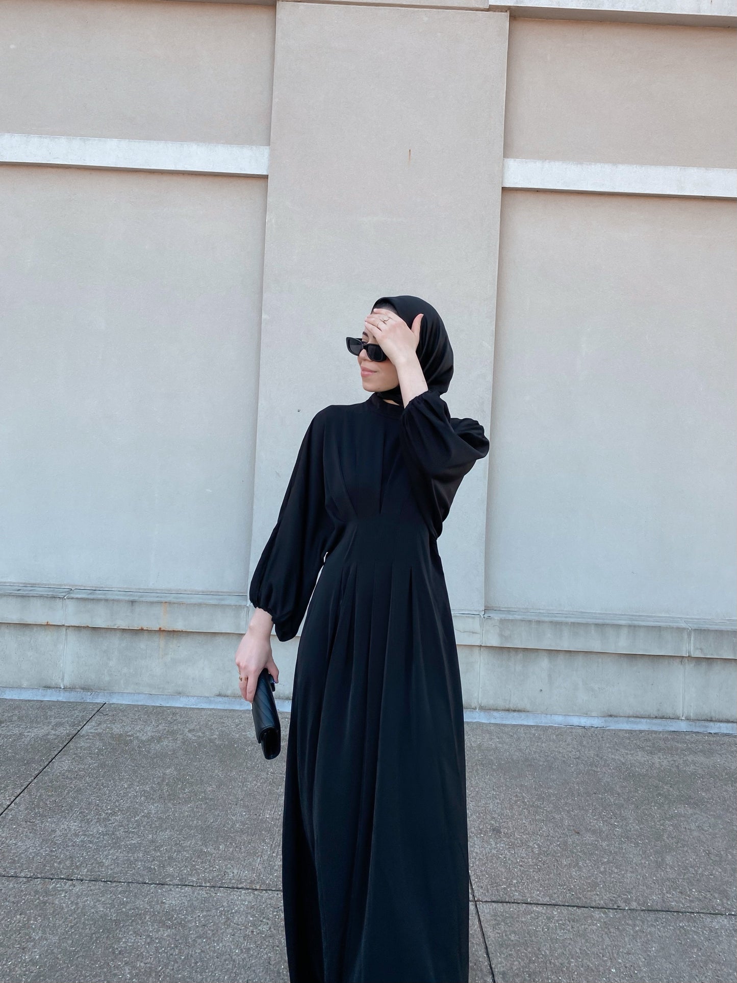 Elmas Maxi Dress - Coal