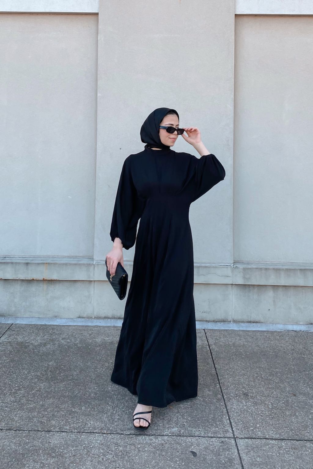 Elmas Maxi Dress - Coal