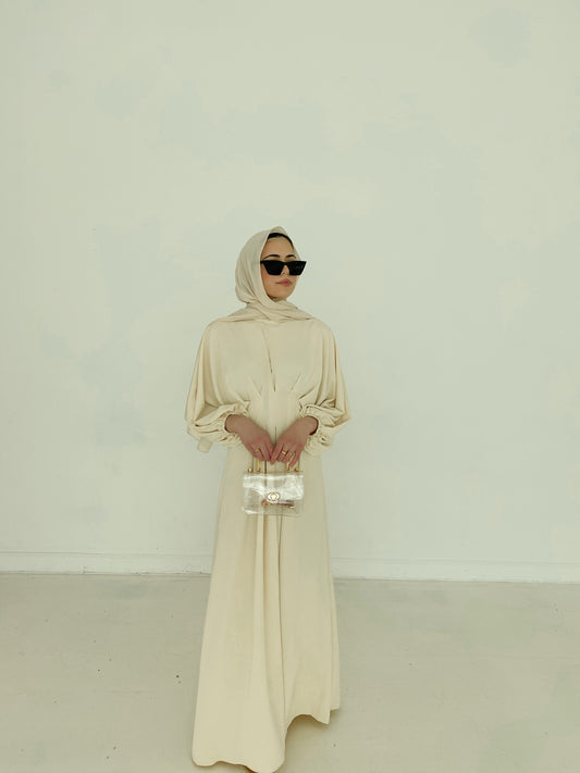 Elmas Maxi Dress - Cream