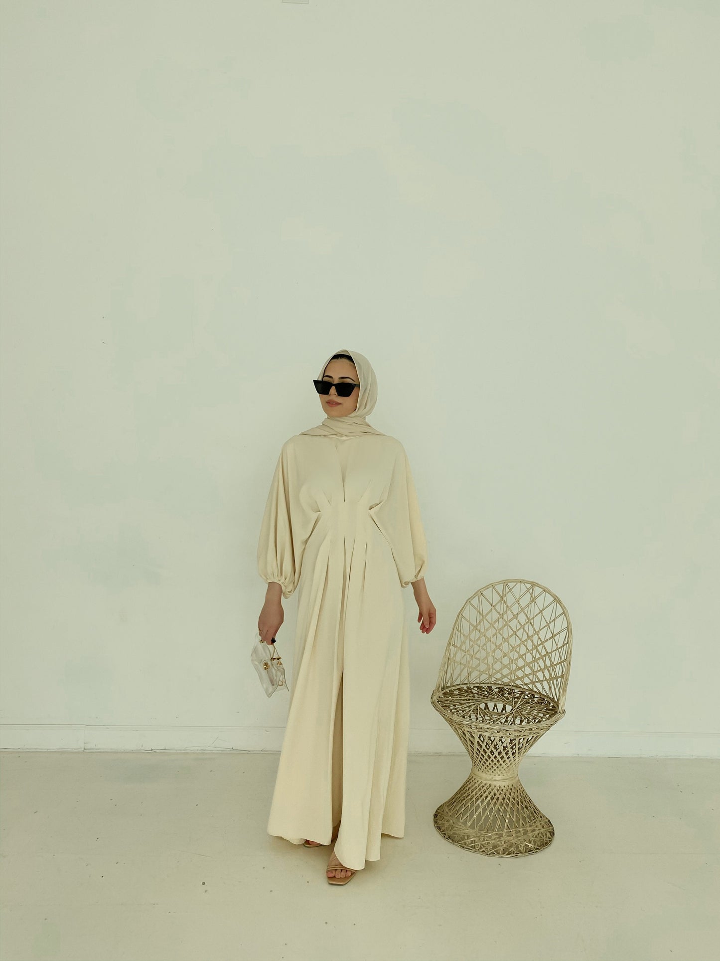 Elmas Maxi Dress - Cream