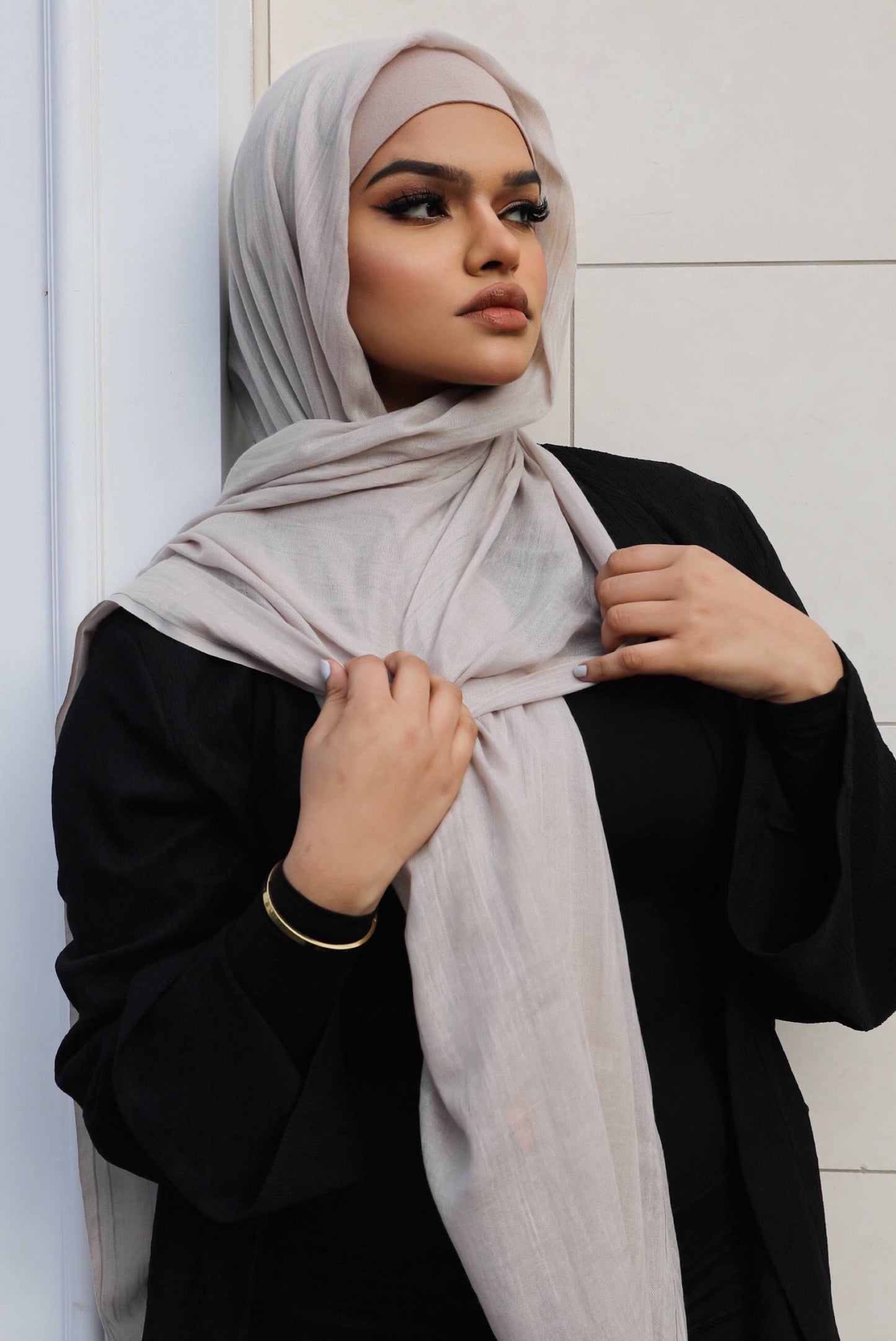 CLOUD GRAY Woven Viscose