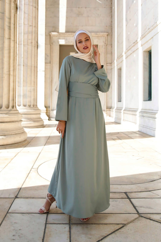 Julia Maxi Dress - Pastel Jade