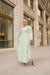 Melanie Embossed Maxi Dress - Mint