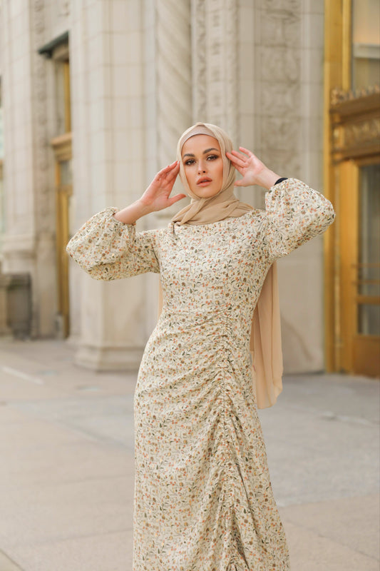 Ansa Forest Maxi Dress