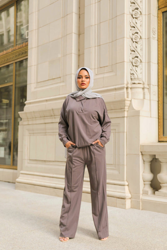 Tory Track Set - Taupe