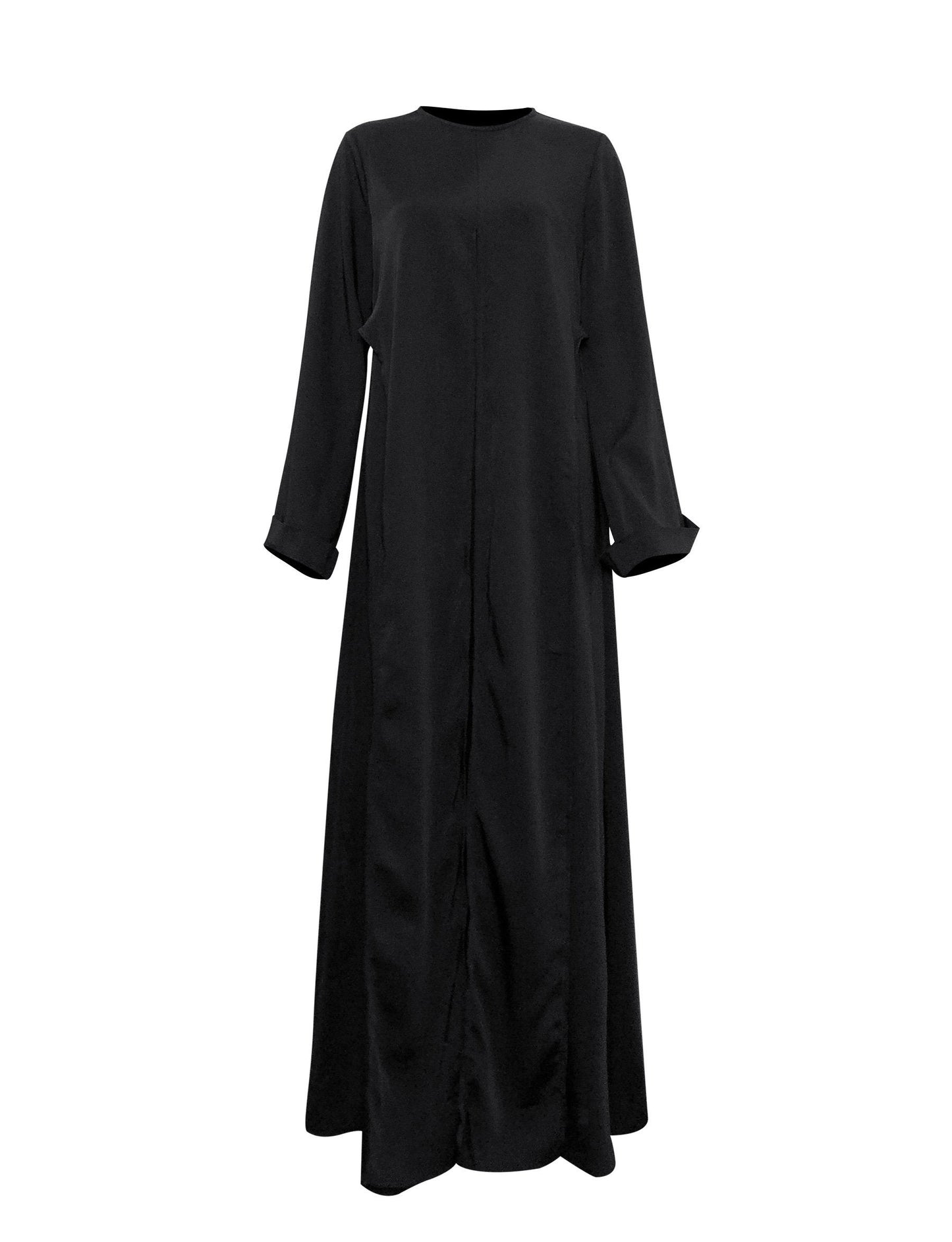 Iman Wrap Dress - Midnight Black