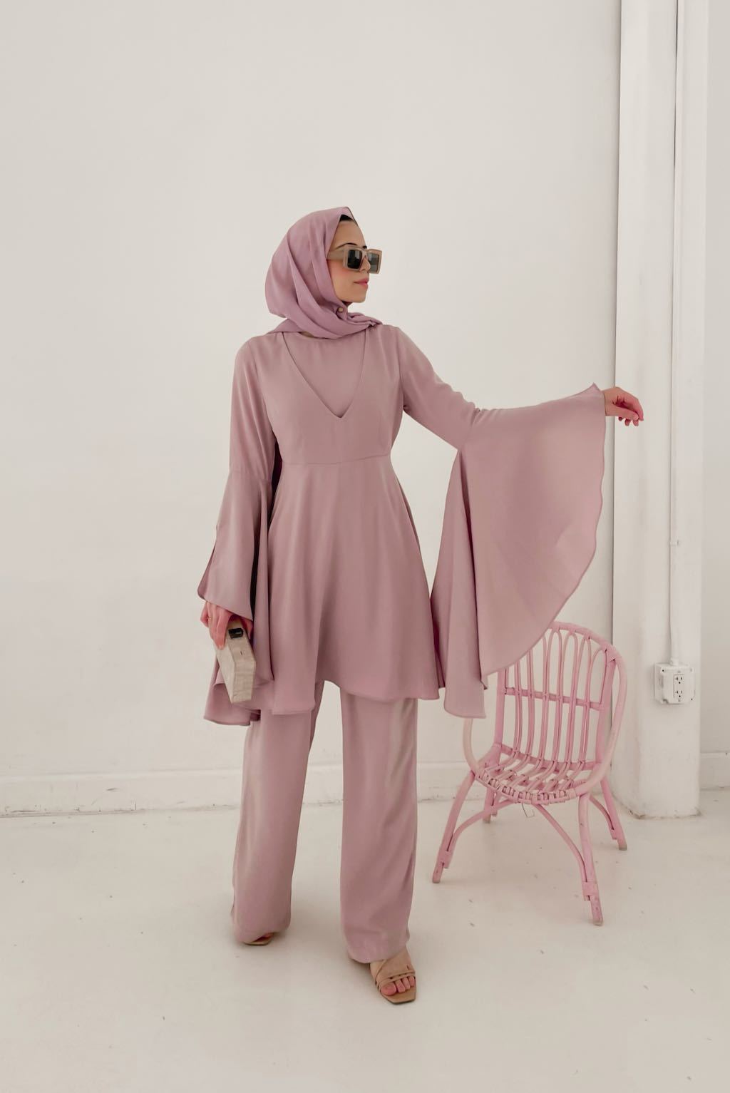 Lulia Two Piece Set - Hushed Lilac