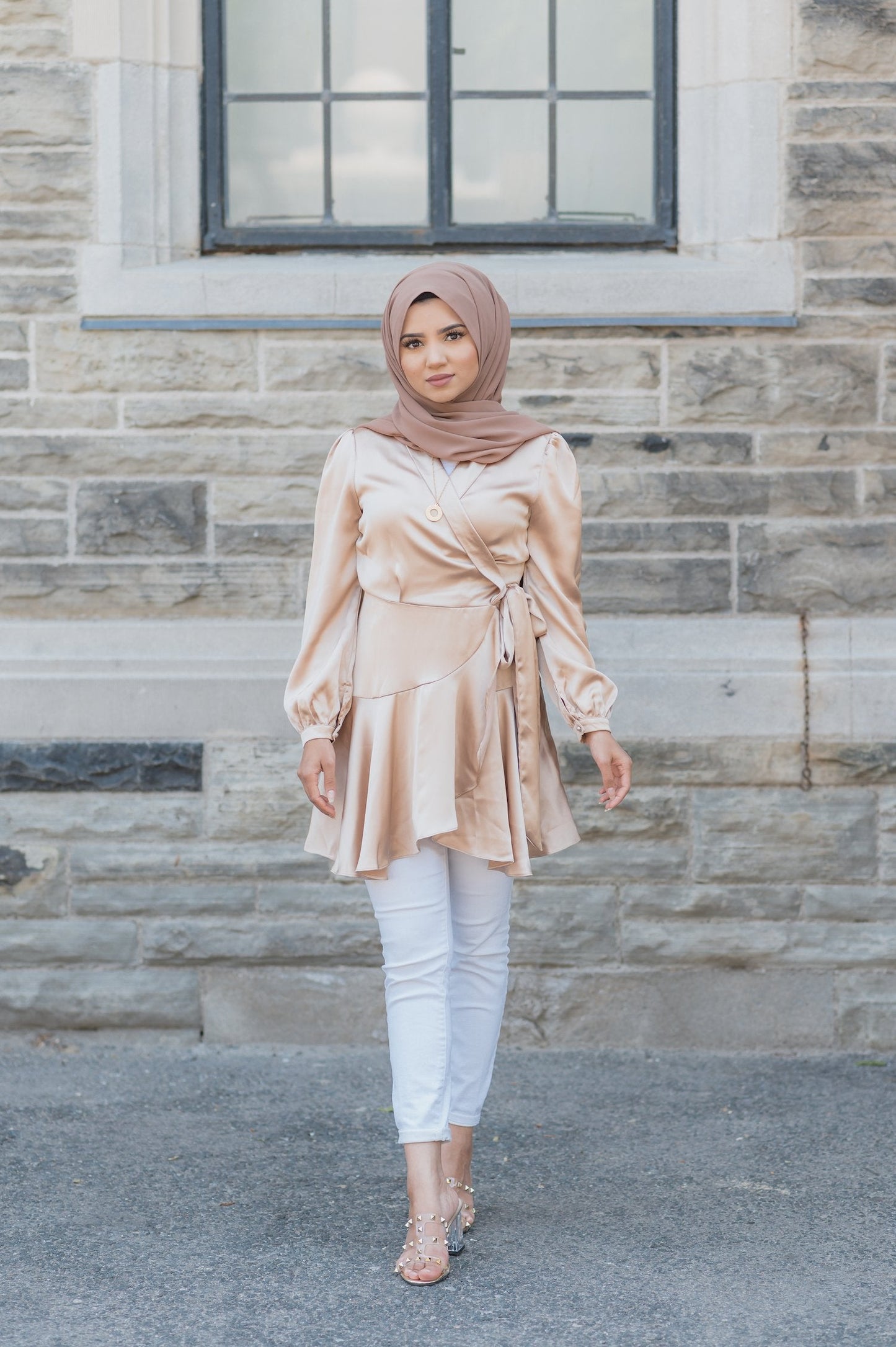 Mila Wrap Tunic - Gold