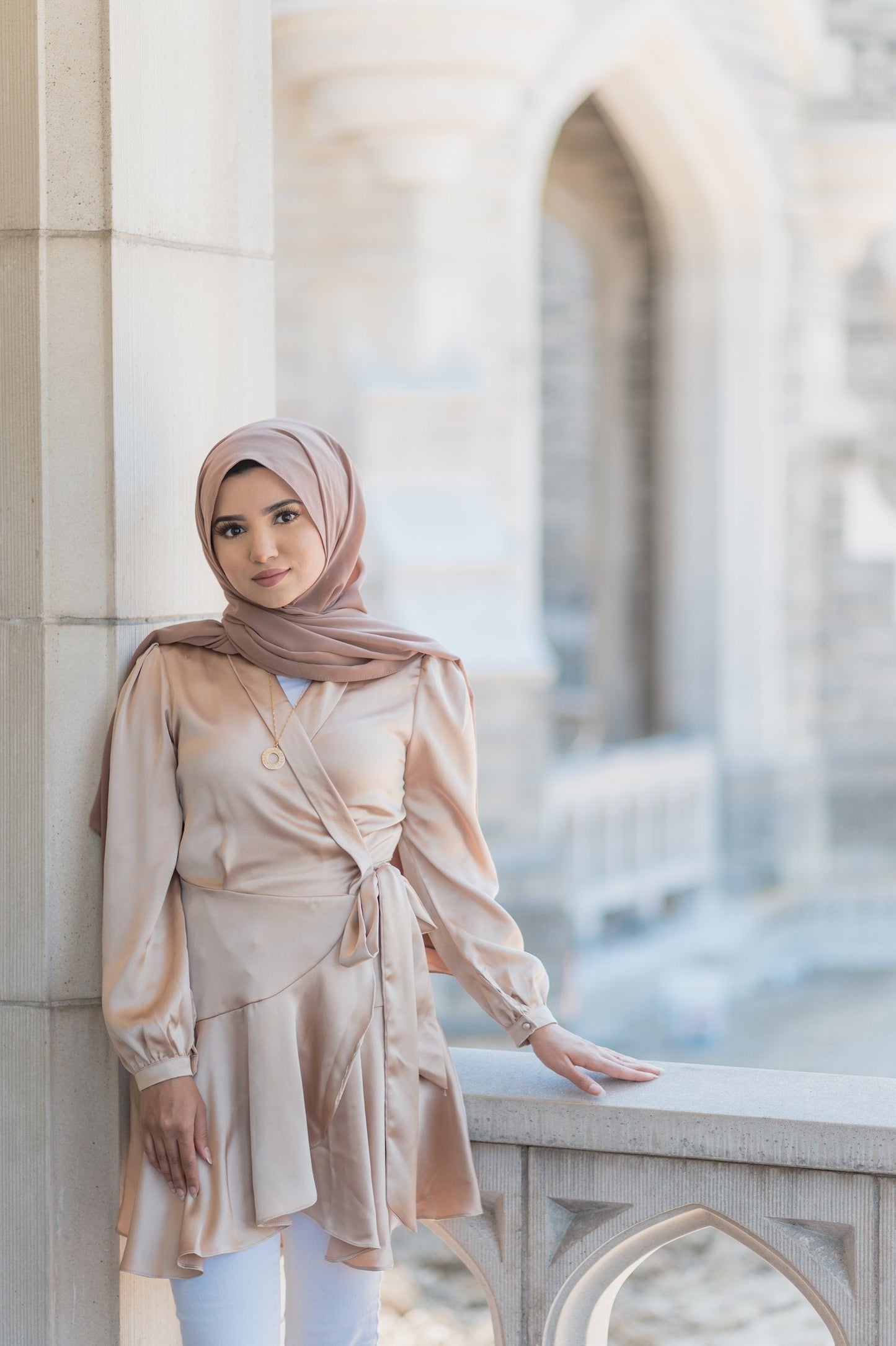 Mila Wrap Tunic - Gold