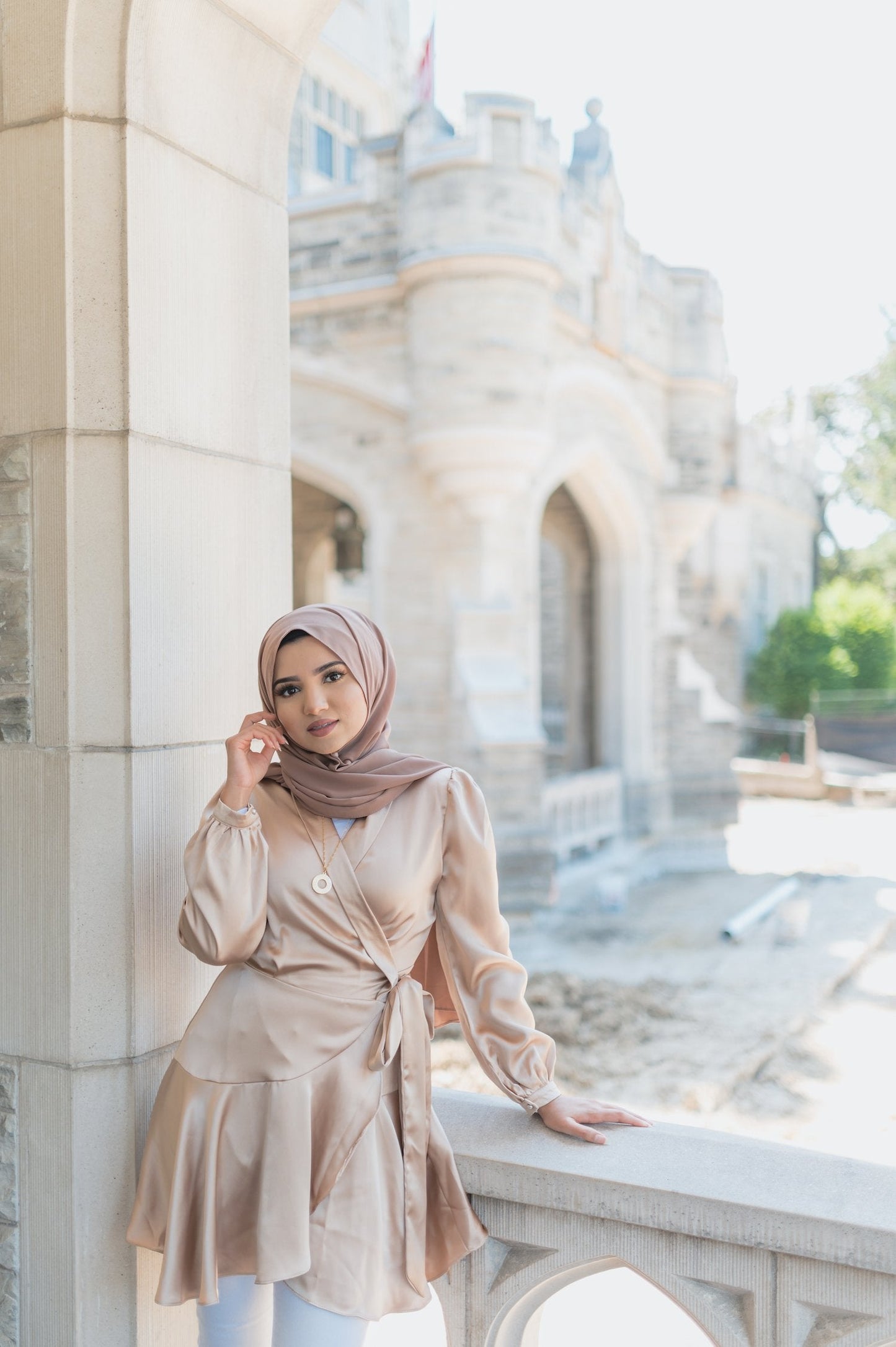 Mila Wrap Tunic - Gold