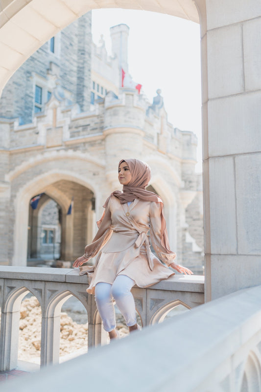 Mila Wrap Tunic - Gold