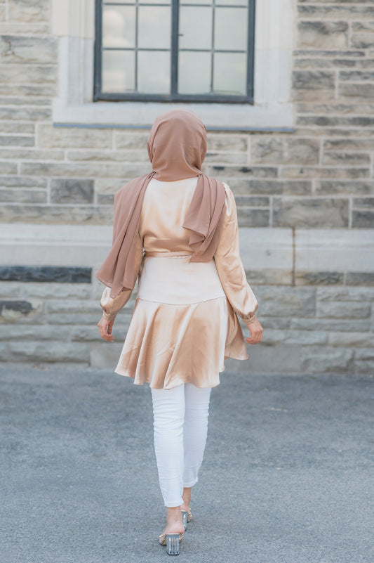Mila Wrap Tunic - Gold